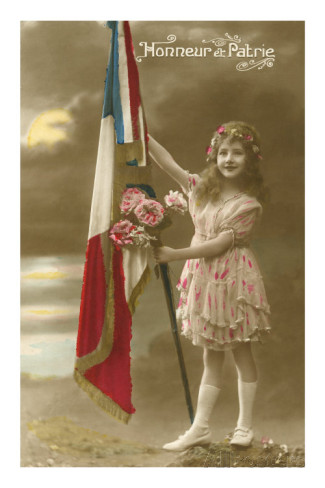 little-girl-holding-french-flag