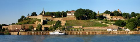 Kalemegdan from across Sava