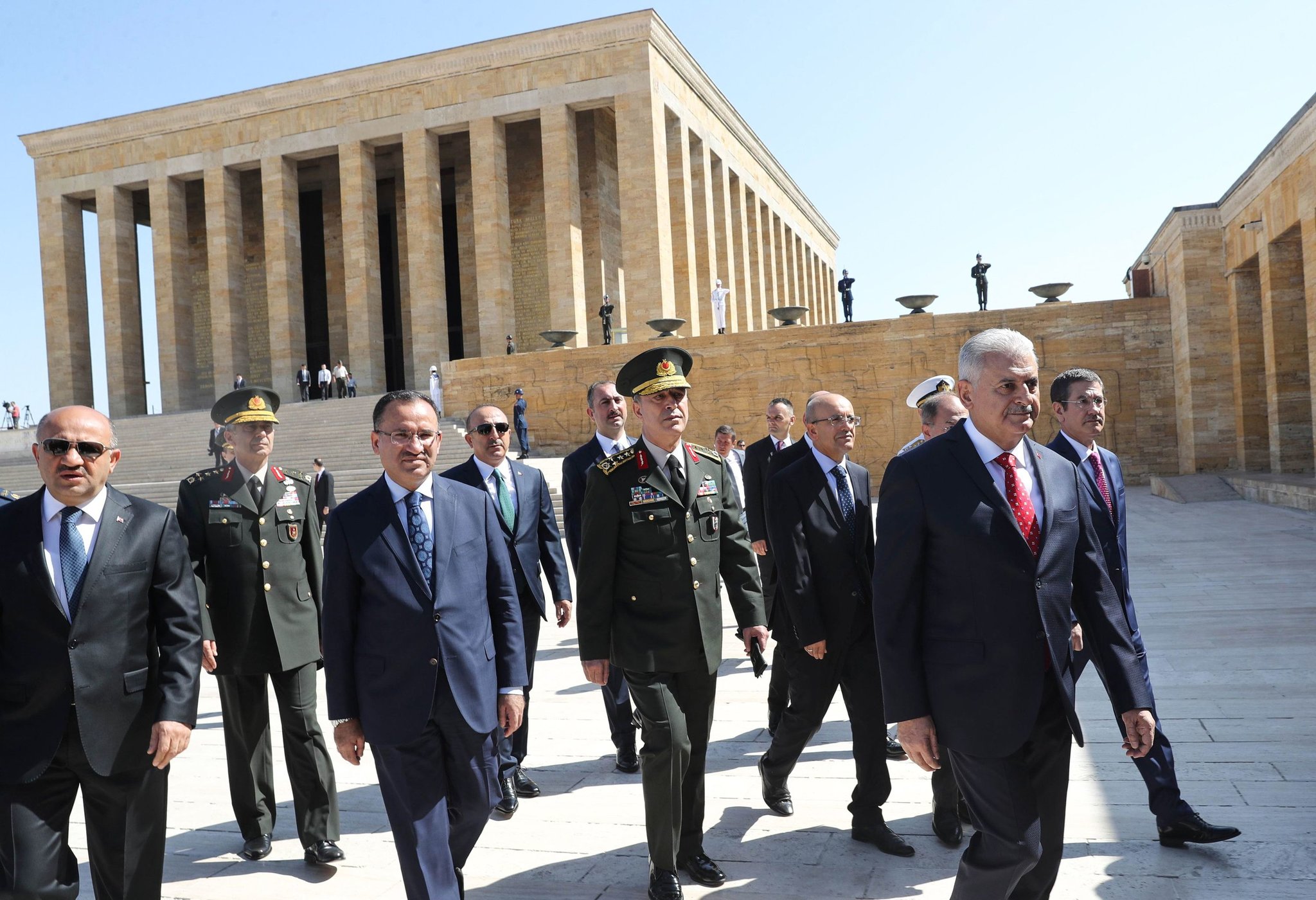Ataturk Mausoleum Yildirim Chiefs of staff