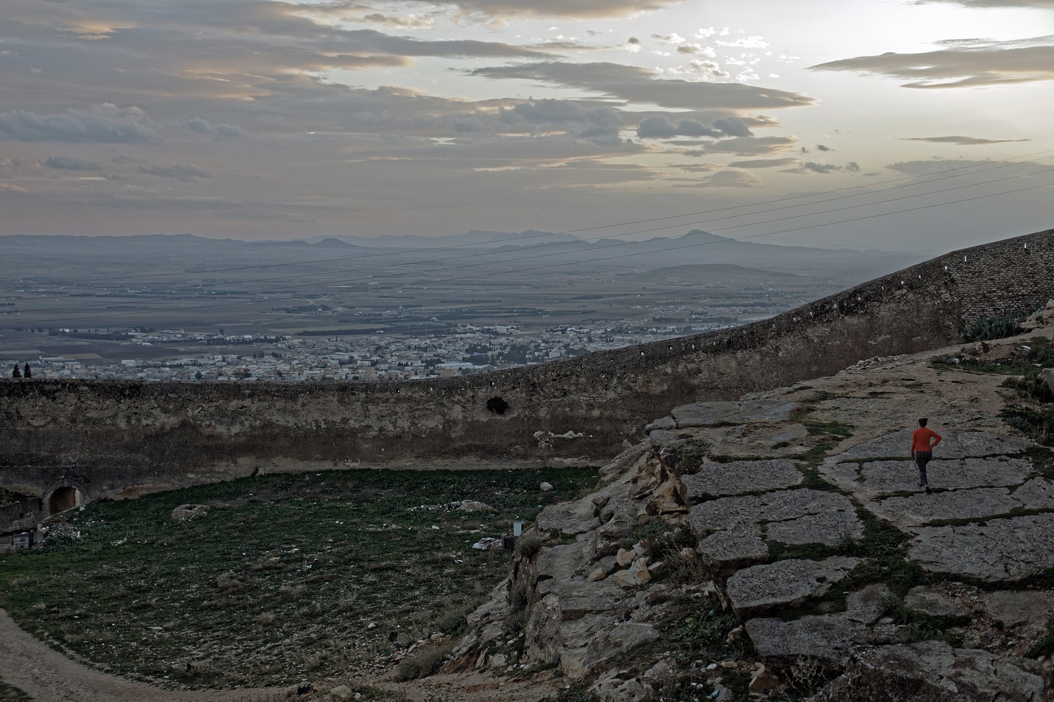 In Kef walking towards Algeria